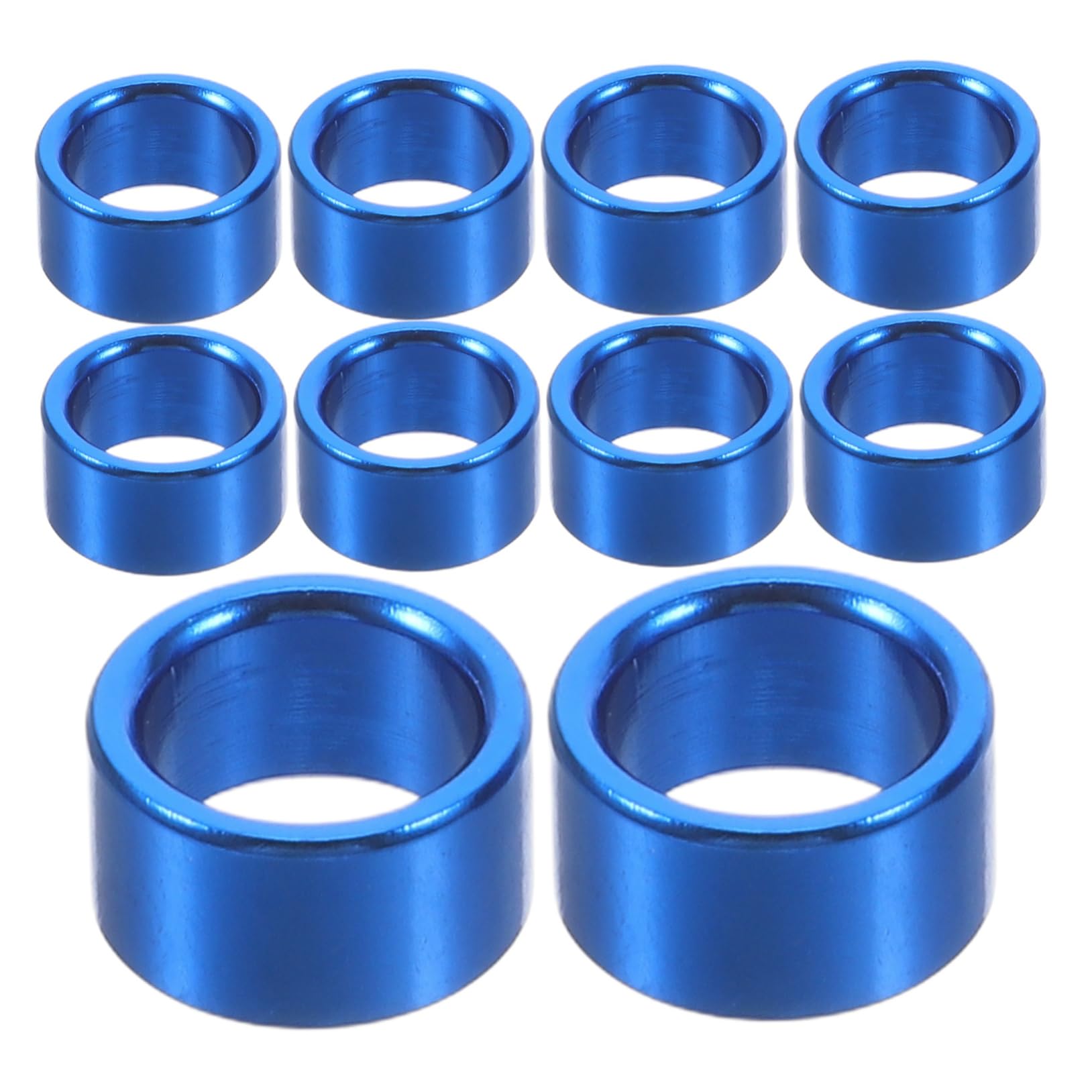 CIMAXIC Sturdy Pigeon Foot Rings 10pcs Aluminum Leg Bands Training Bands Bird Health Id Bands Easy to Use