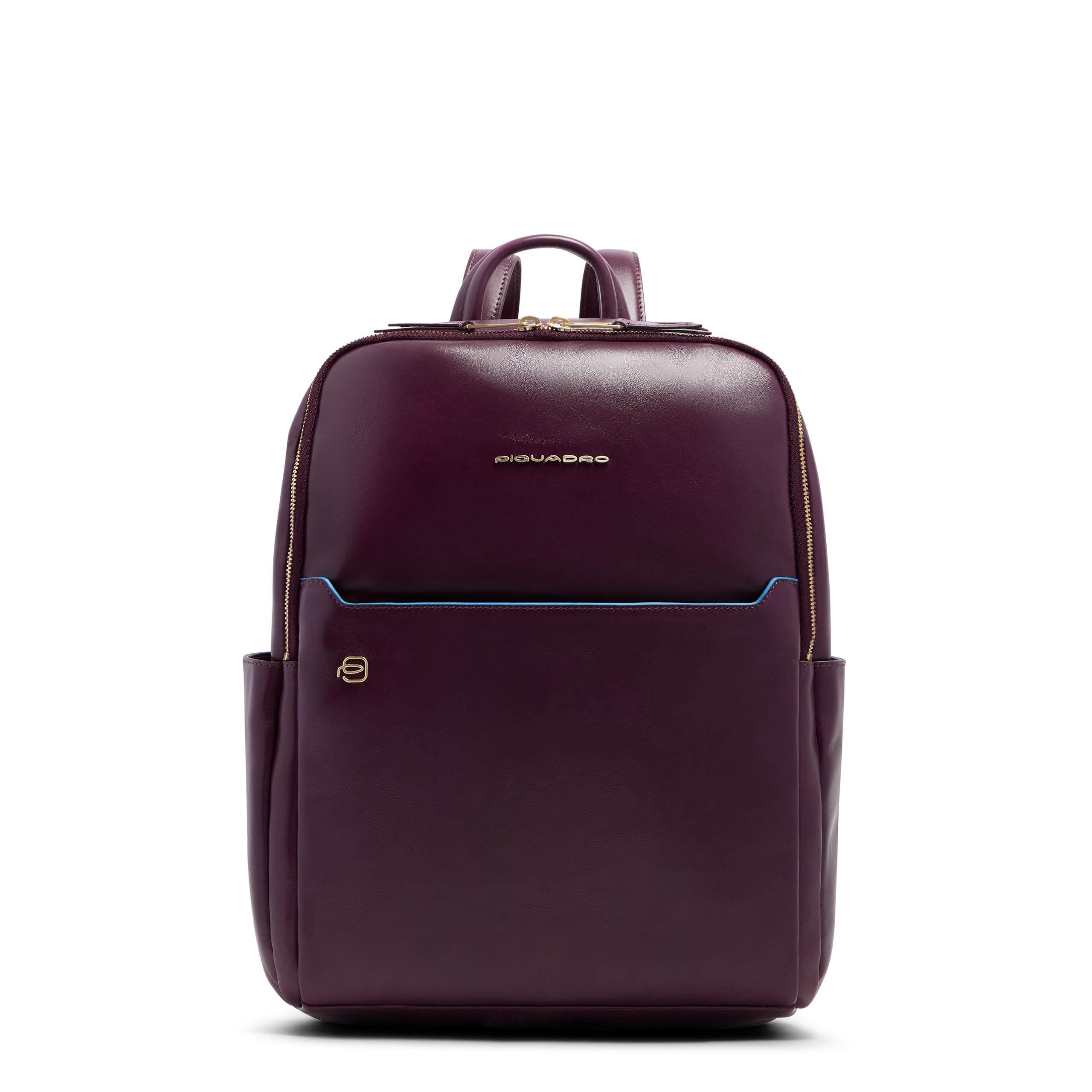 PIQUADRO - Zaino in Pelle Porta PC 14" - Uomo - Bordeaux