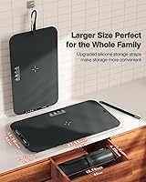 Vista 6 de Food Warming Mat, iTRUSOU 27.5x16'' Electric Warming Tray with 7 Temp-Settings, 1-99h Flexible Timer, Switchable °F/°C, Rollable Food Warmer Keep