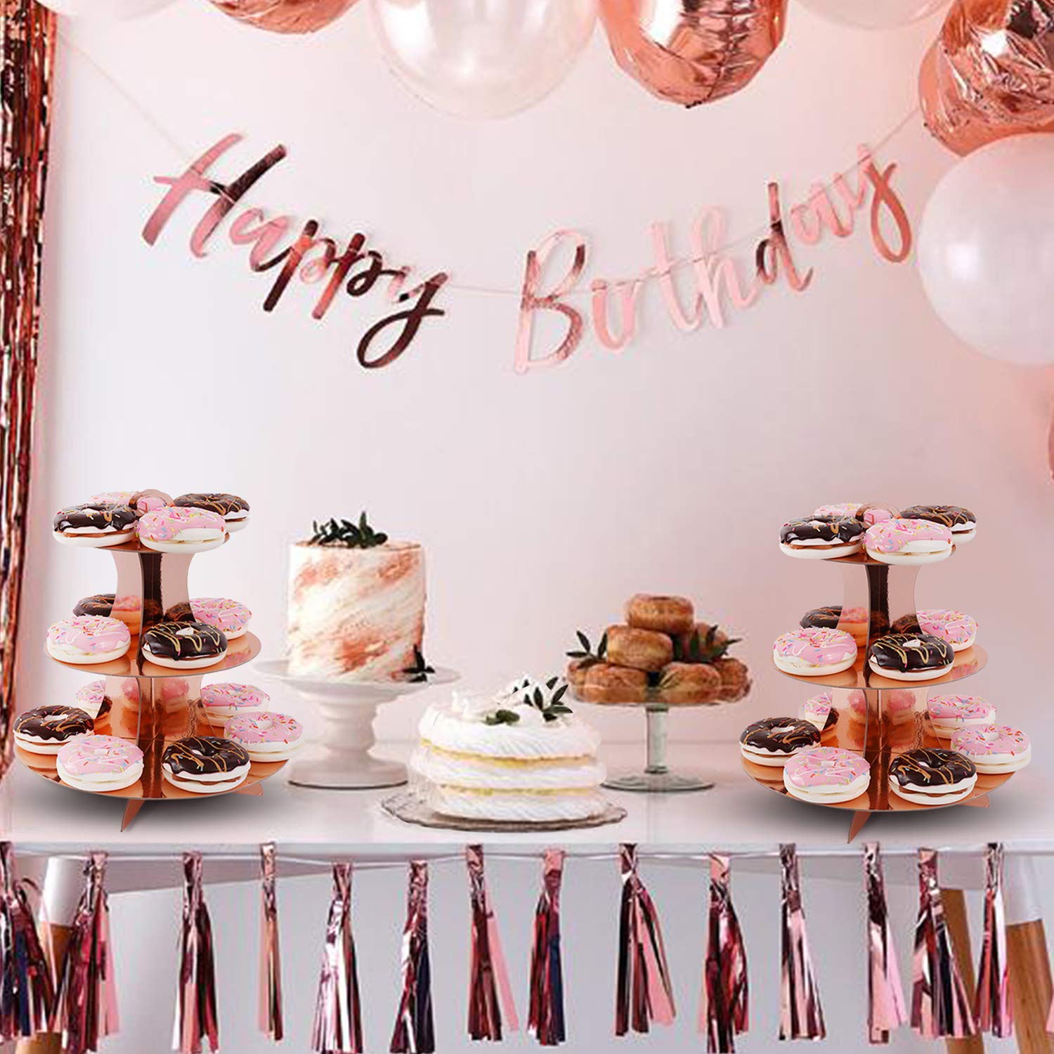 Paquete De 24 Adornos Para Cupcakes De Cumpleaños De 15 Años Con
