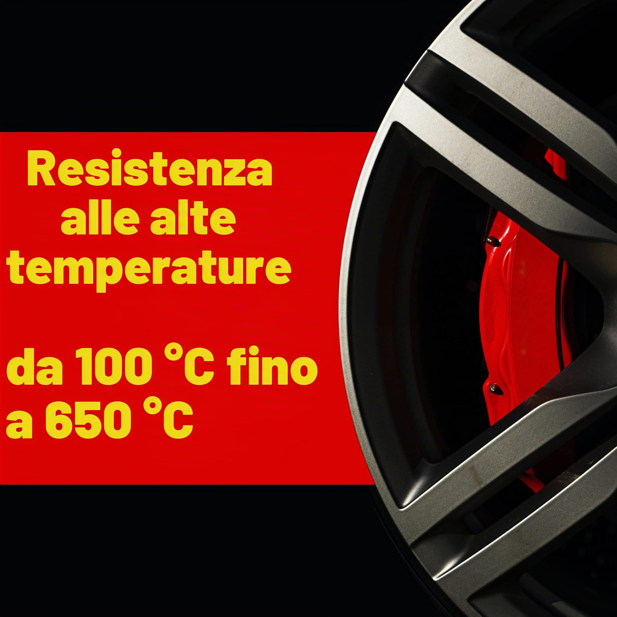 Hycote Vernice Spray Nero Opaco Alte Temperature 400 ml Resistente al Calore per Motore