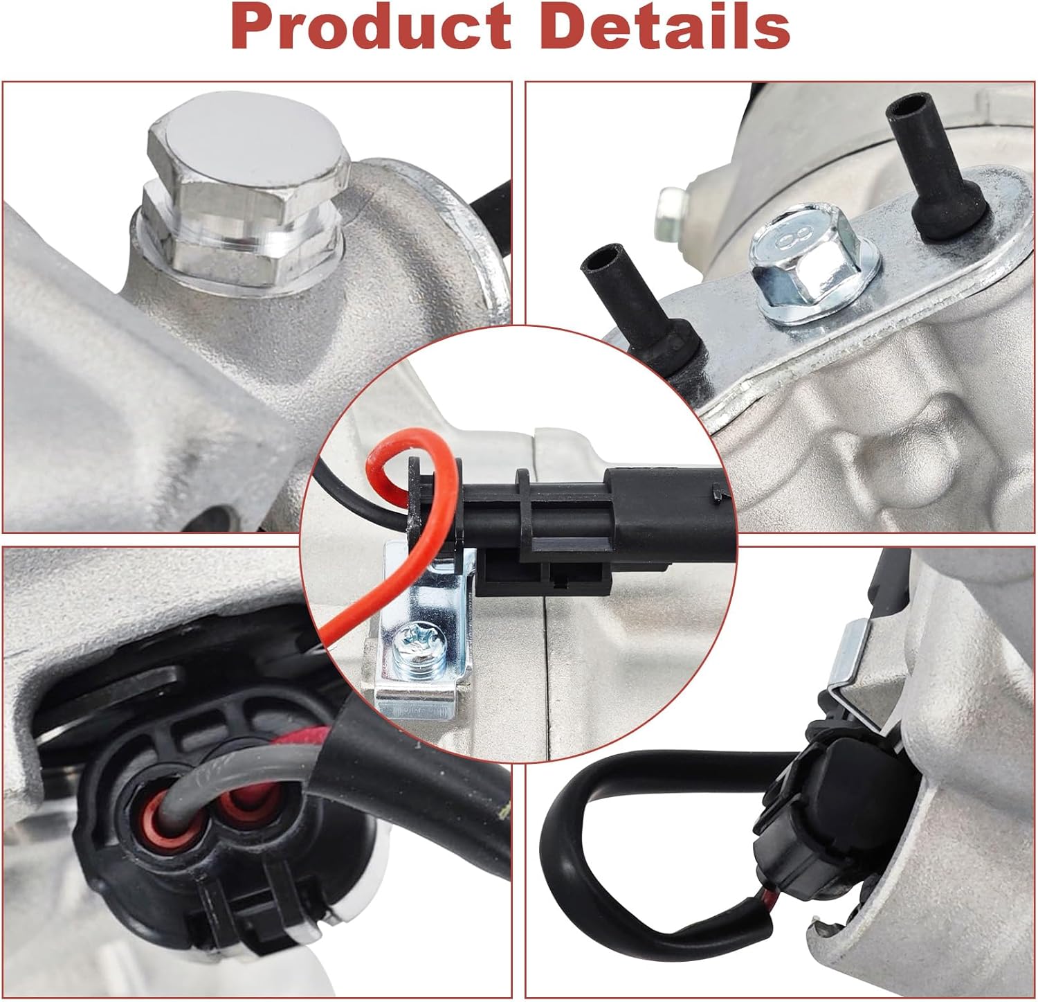 22796877 22796879 AC Compressor with Clutch Compatible with Buick Lacrosse, for Cadillac XTS, for Chevy Equinox Impala, for GMC Terrain 2013-2020 Air Conditioner Compressor