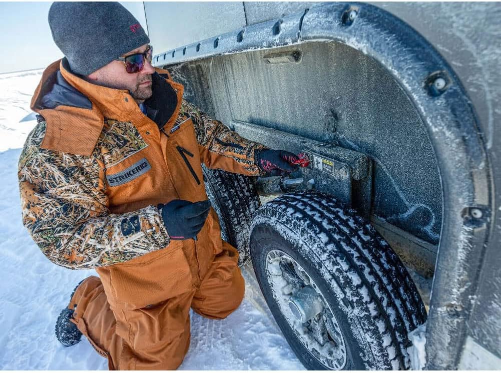 Striker Men's Trekker Durable Windproof Water-Resistant Insulated Outdoor Ice Fishing Bib with Sureflote Flotation Technology - Image 4