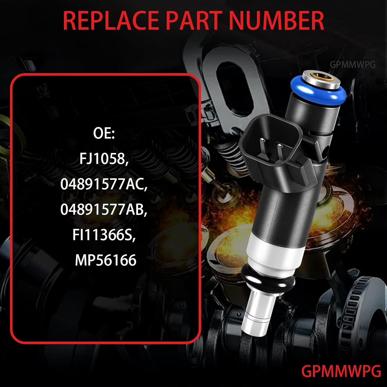 4Pcs Fuel Injectors 4Holes 04891577AC FJ1058 Injector Compatible with Jeep Compass Patriot 2007-2017, for Dodge Journey 2009-2015 Avenger 2008-2014 Caliber, for Chrysler 200, L4 2.4L Gas