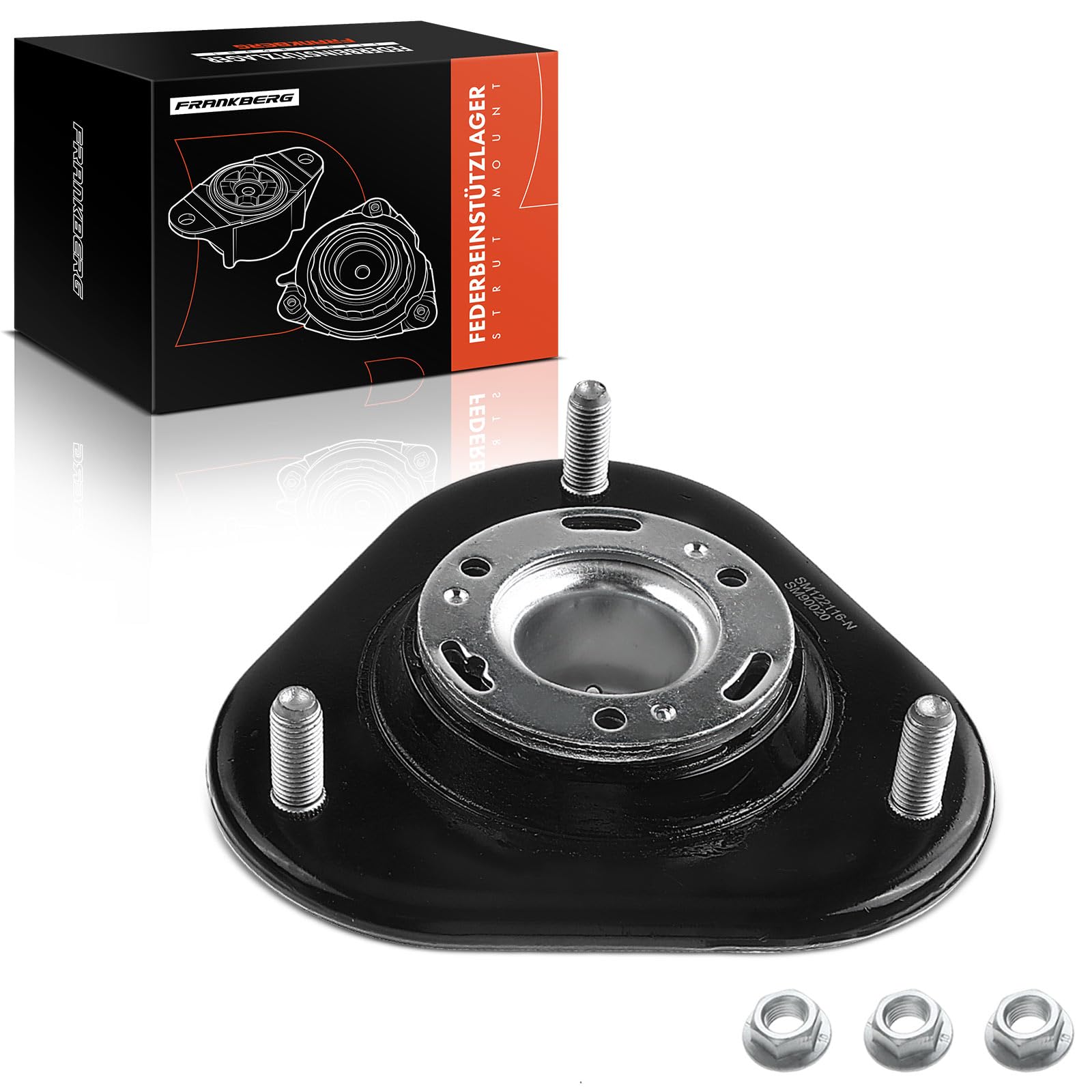 Frankberg Cojinete de domo Cojinete de soporte de amortiguador Delantero Compatible con R.A.V 4 III A3 2.2 D 4WD 2.0 4WD 2.4 2006-2013 Replace# 4860942030,4860942020