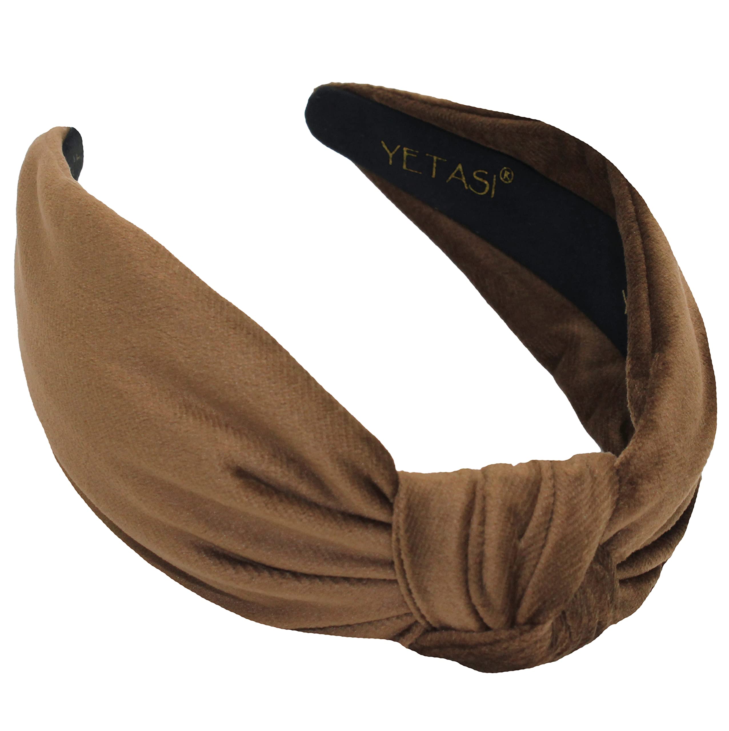 Fashion design Brown Headband new Amazon.com : YETASI Warm Stylish Brown Headbands for Women  main image 2