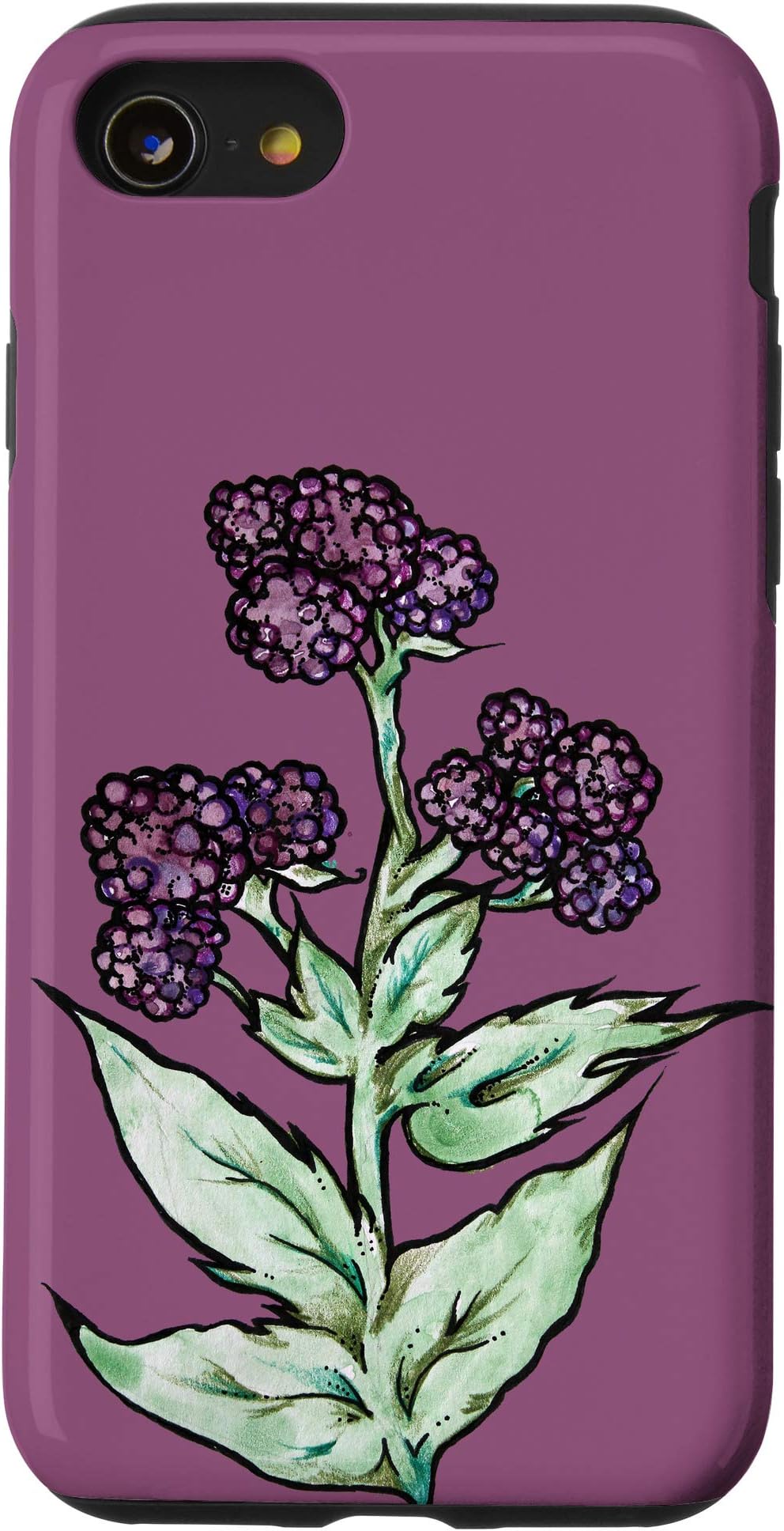 iPhone SE (2020) / 7 / 8 Black Raspberries Gardener Black Raspberry Case