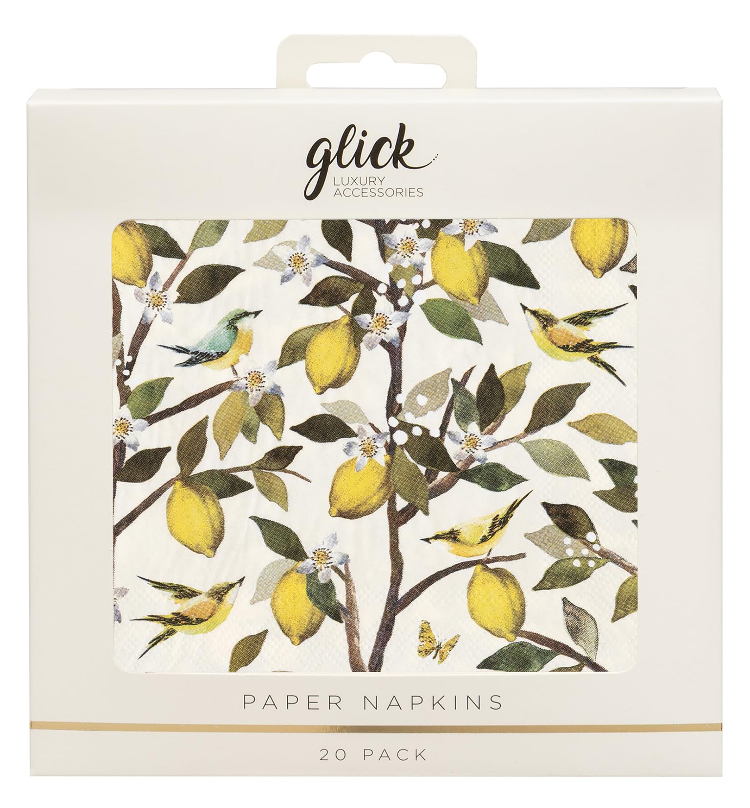 Glick Party Napkins - Lemon Orchard - 33 x 33cm - Pack of 20