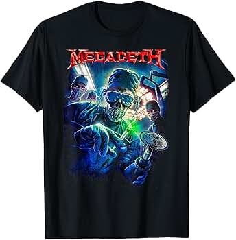 Amazon.com: Megadeth - Doctor Vic T-Shirt : Clothing, Shoes