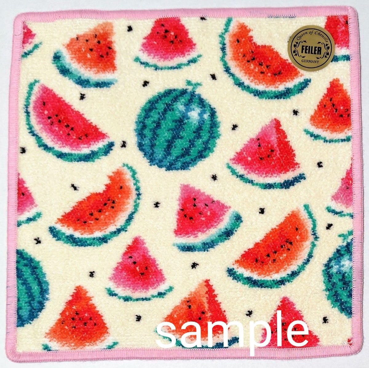 スイカのハンケチーフ2枚セット