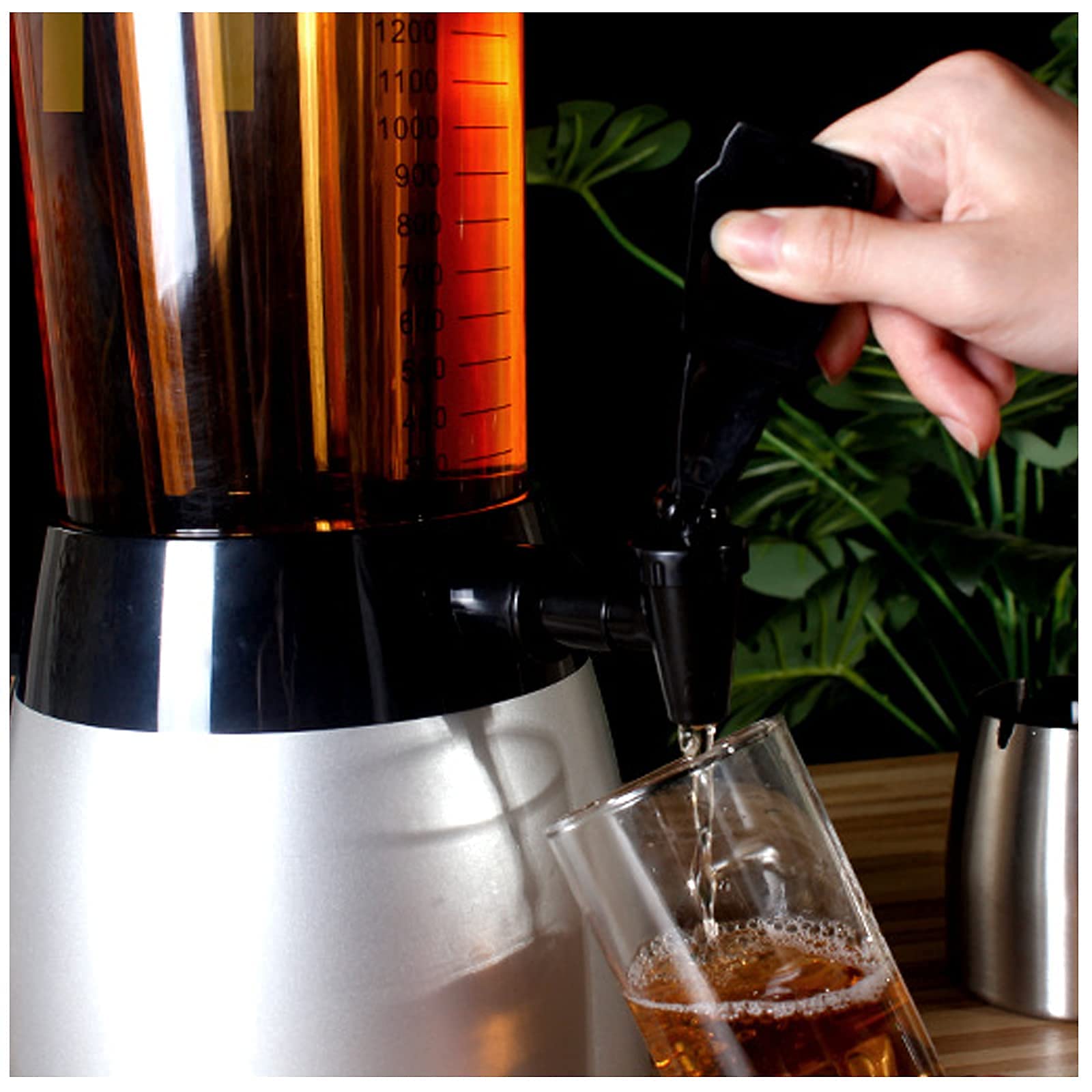 MU Birra Torre, Birra Densertatori Di Birra Vetreria la Pompa Della Birra per la Spazi Domestica, per la Cena Bar a Barretta All'Atmosfera Di Birra,A2.5.