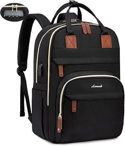 LOVEVOOK - Mochila antirrobo con candado de seguridad para computadora portátil de 15.6 pulgadas unisex mochila para viajar, ir a la escuela y LOVEVOOK - Mochila antirrobo con candado de seguridad para computadora portátil de 15.6 pulgadas unisex mochila para viajar, ir a la escuela y