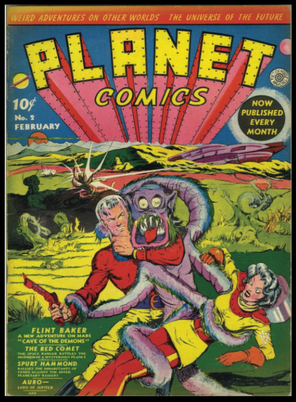 Planet Comics #2: Vintage | Golden Age | Sci-Fi | February 1940 (Planet Comics (Golden Age))