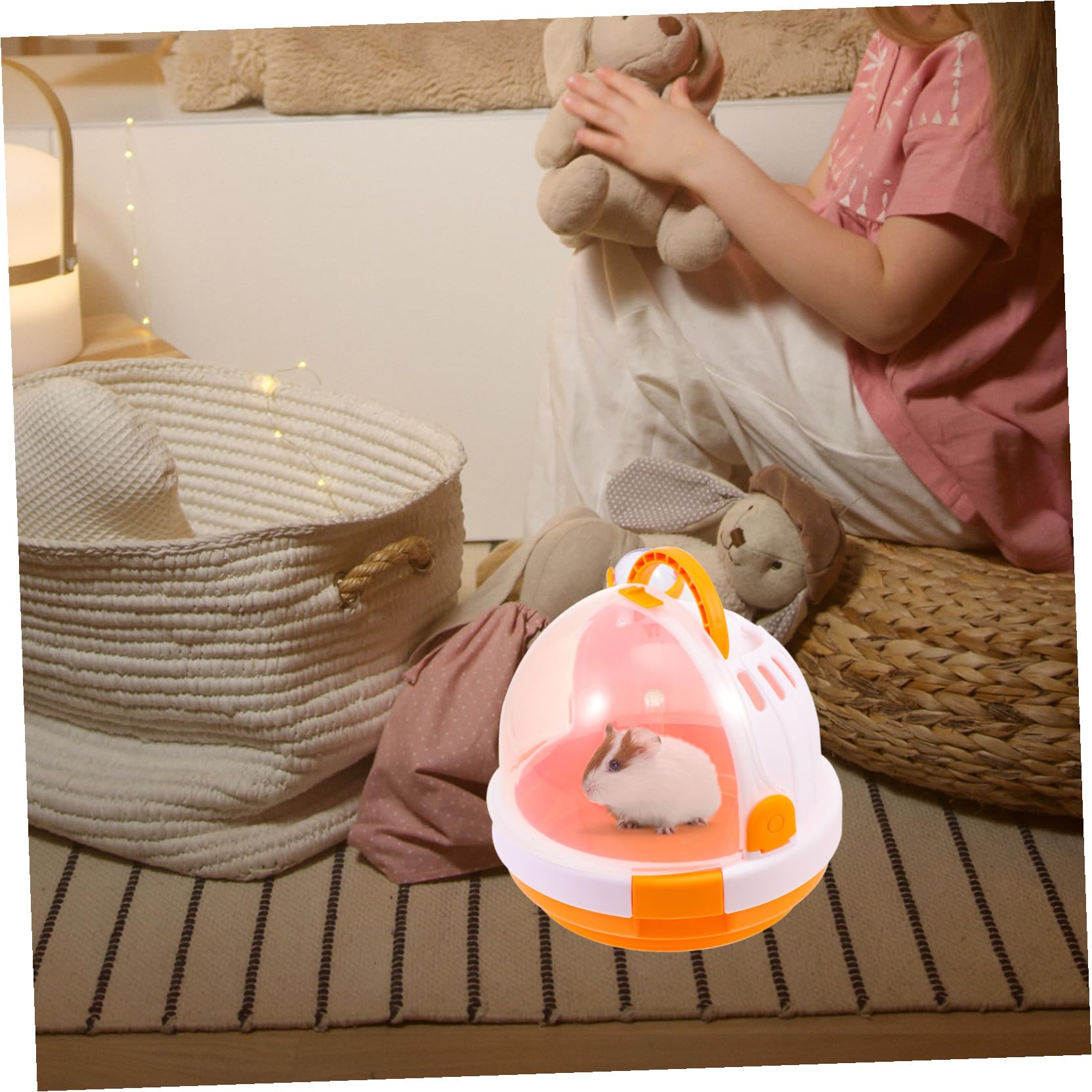 Reisehamsterkäfig Aus Bequemen Materialien Für Kleine Haustiere Mit Belüftungsöffnungen Für Optimalen Luftstrom Und Beim Transport Hamster-reisekäfig Leicht Und Tragbar Für Outdoor