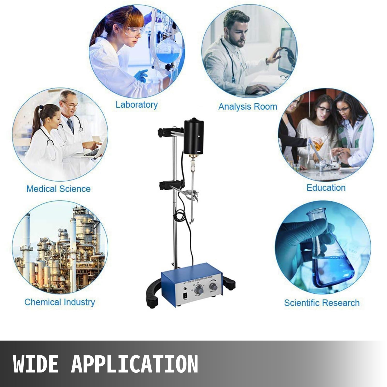 Agitador eléctrico de 3000RPM, agitador magnético, mezclador for laboratorio químico biológico médico
