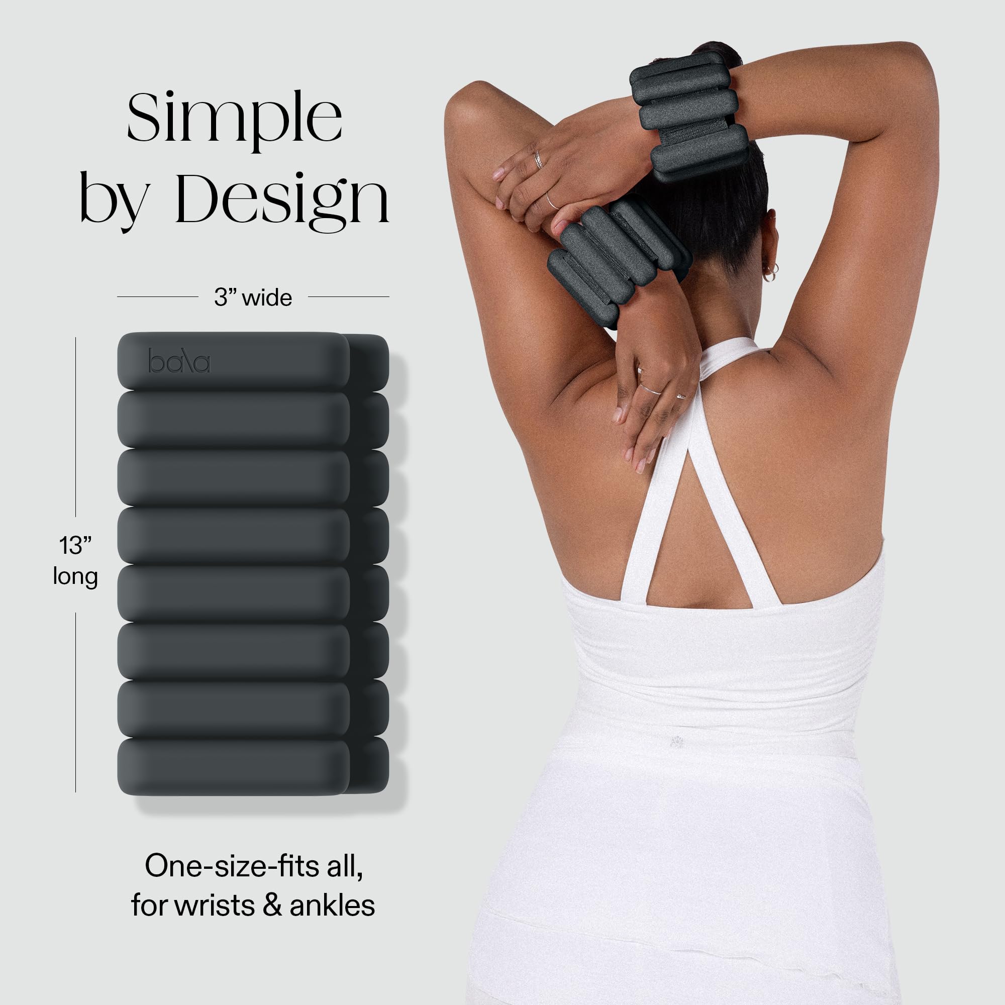 Bala RB-2P-CHAR Free Weights Unisex-Adult, Charcoal, Taille Unique