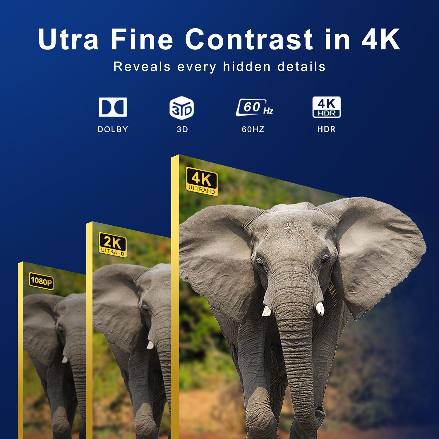 ZUZONG Conmutador HDMI de 5 puertos 4K a 60 Hz, conmutador HDMI 5 en 1 salida HDCP 2.0 HDMI2.0 Hub compatible con Nintendo Switch/Switch OLED/Xbox PS5/4/3 reproductor de DVD Fire Stick Roku Apple TV