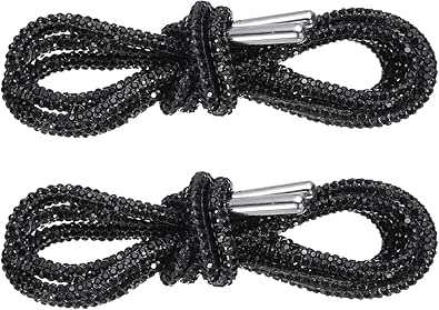 Amazon.com: uxcell Rhinestone Shoe Laces Bling Crystal Drawstring Cords ...