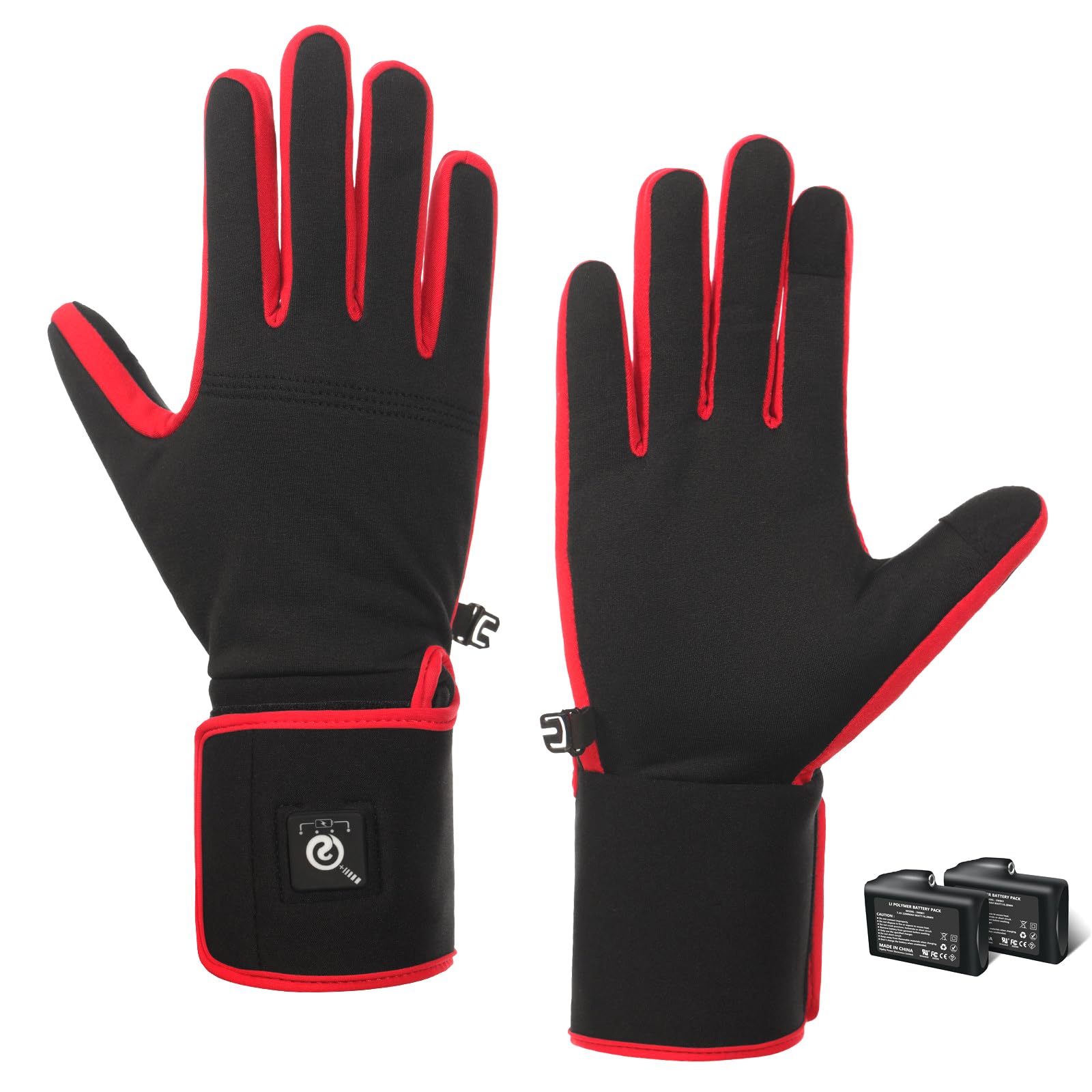 SAVIOR Heated Glove Liners,Electric Heated Thin Gloves,Rechargeable
