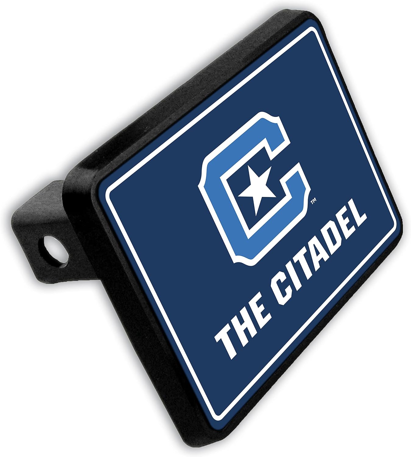 The Citadel Trailer Hitch Cover Plate, Fits 2” Receivers, Aluminum Tow Hitch Cover