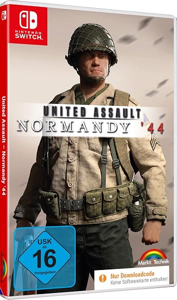 United Assault Normandy 1944 – Shooter Action gra do Nintendo Switch