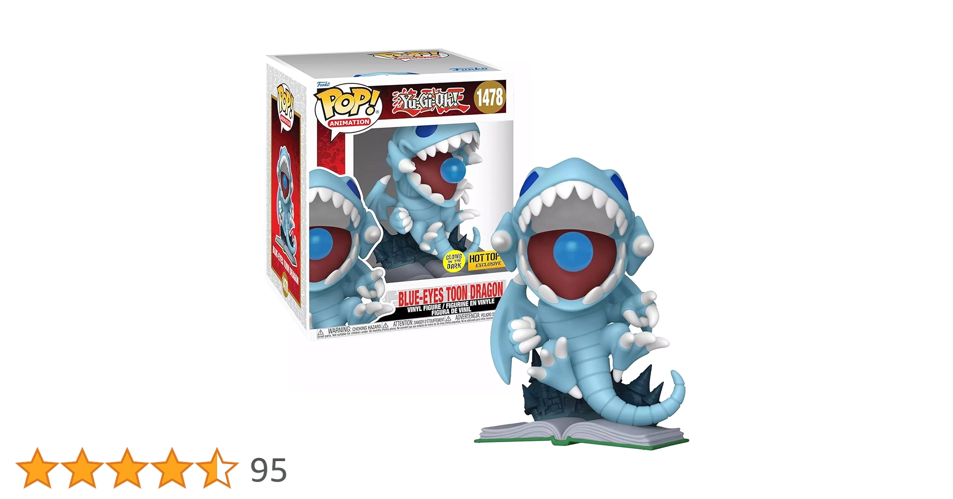 遊戯王 ブルーアイズ・トゥーン・ドラゴン 蓄光版 POP! FUNKO ファンコ Amazon.com: Pop! Animation: Yu-Gi-Oh! - Super Blue-Eyes Toon