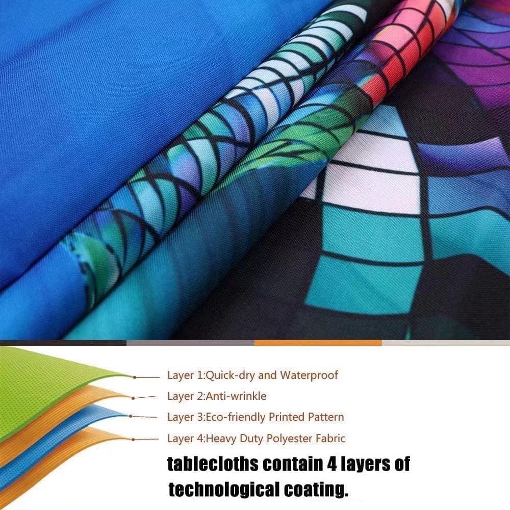 Fitted Table Cover Elastic Edged Polyester Waterproof Table Cloths, Aged Wooden Planks Texture Old, Fitted Square Tablecloth Table Cloths for Banquet, Fits for 54"x54" Table