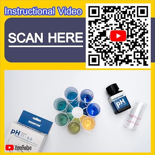 Miniatura 2 de Generic Monitor pH 7.1-8.9 Kit de prueba (400 pruebas) - Monitorear la calidad del agua del acuario y la acuicultura