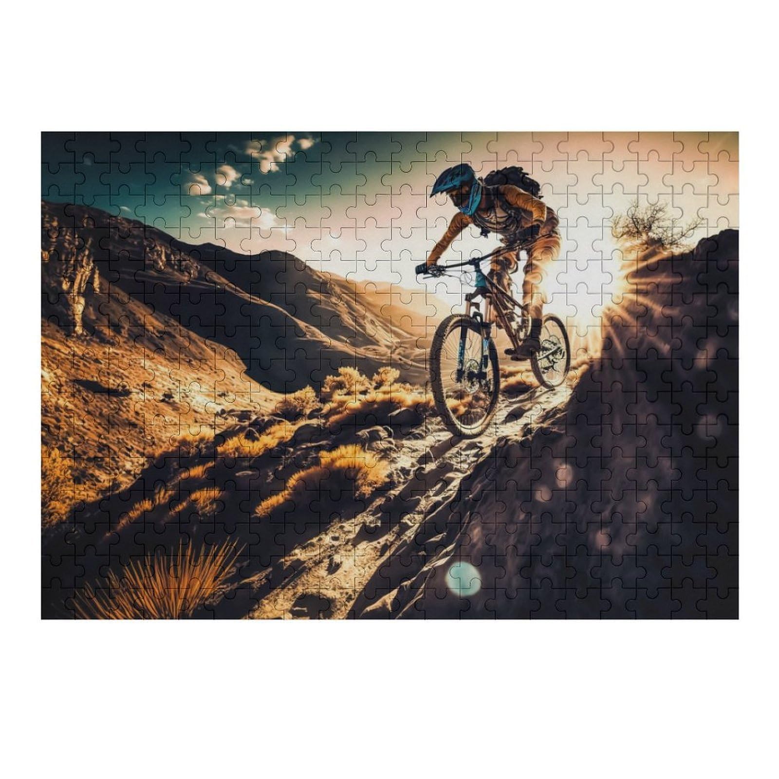 1000pcs(38x26cm) Jigsaw Puzzles Mountain Bike Adult Jigsaw Puzzle Family Games Wall Decoration Unique Birthday And Xmas Gifts 1000pcs(38x26cm)