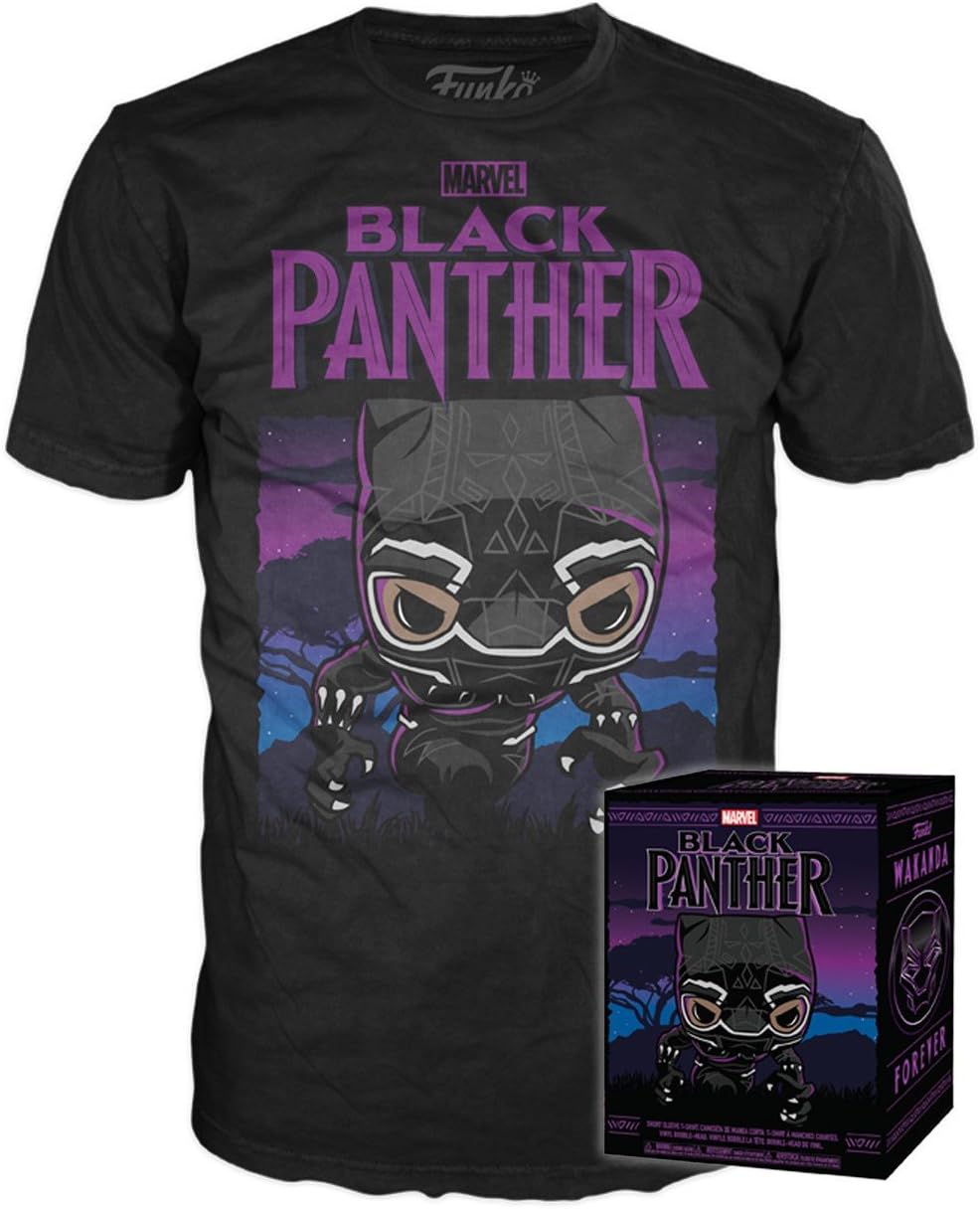 POP! Tee Funko Collectors Box Bundle Black Panther: POP! & Large T-Shirt