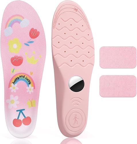 50% off deal for Insoles for Airtag Hidden Holder, Tracker Devise Case for Kids, Comfortable Inserts for Shoes (Pink on Amazon