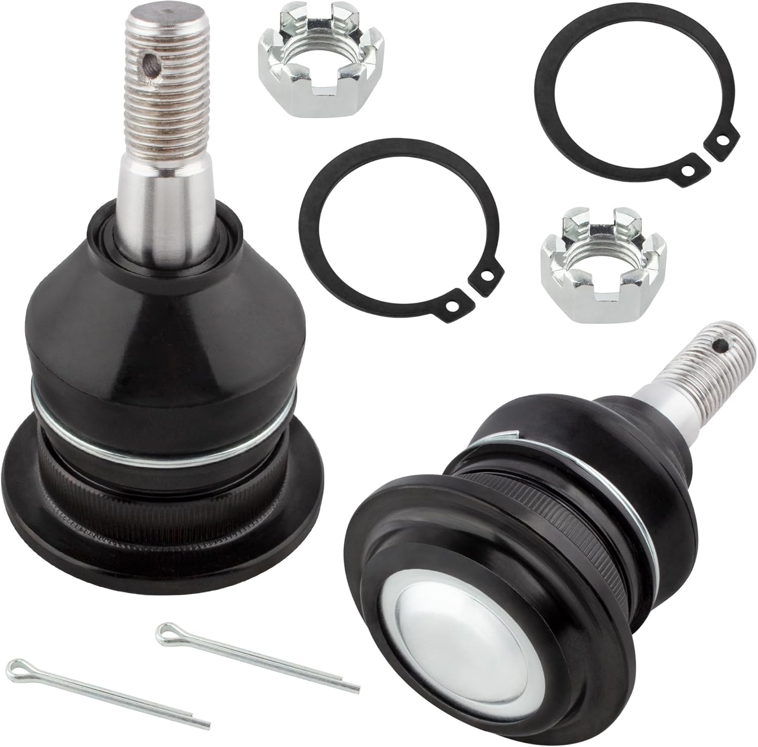 BOXI (Set of 8) Front Upper Lower Ball Joints and Inner Outer Tie Rods fit for Toyota Tacoma 2005 2006 2007 2008 2009 2010 2011 2012 2013 2014 2015 2016 2017 2018 / K80811 K80827 ES80895 EV800529
