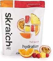 Vista 1 de Skratch Labs Hydration Sports Drink Mix – Real‑Fruit Electrolyte Powder for Fast Hydration & Endurance Fruit Punch 60 Servings Vegan, Non‑GMO