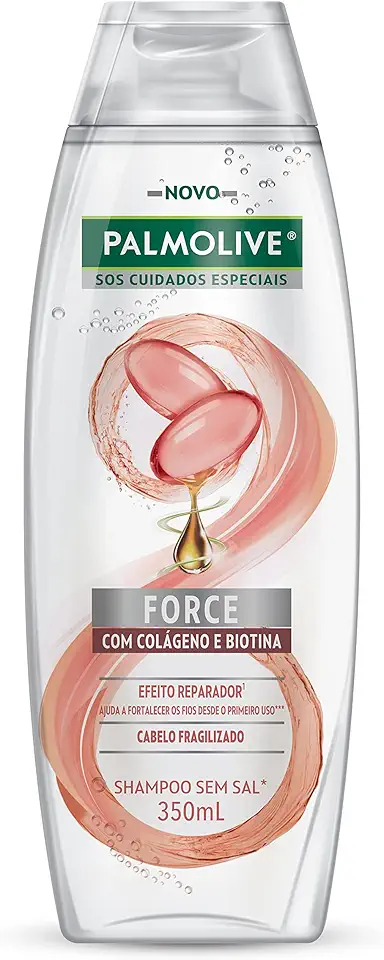 Palmolive Shampoo Sos Cuidados Especiais Force Colágeno 350Ml Cor: Multicolorido