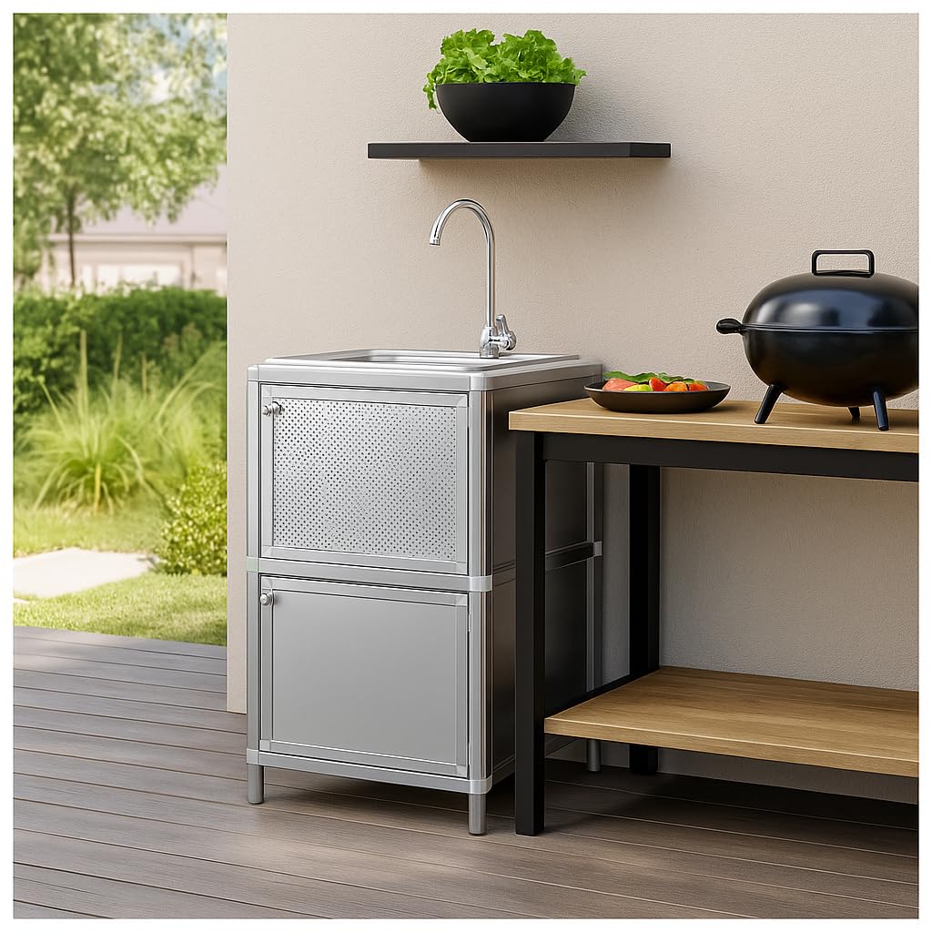 Outdoorspüle S Gerti Gartenspüle Campingspüle Messespüle HTI living