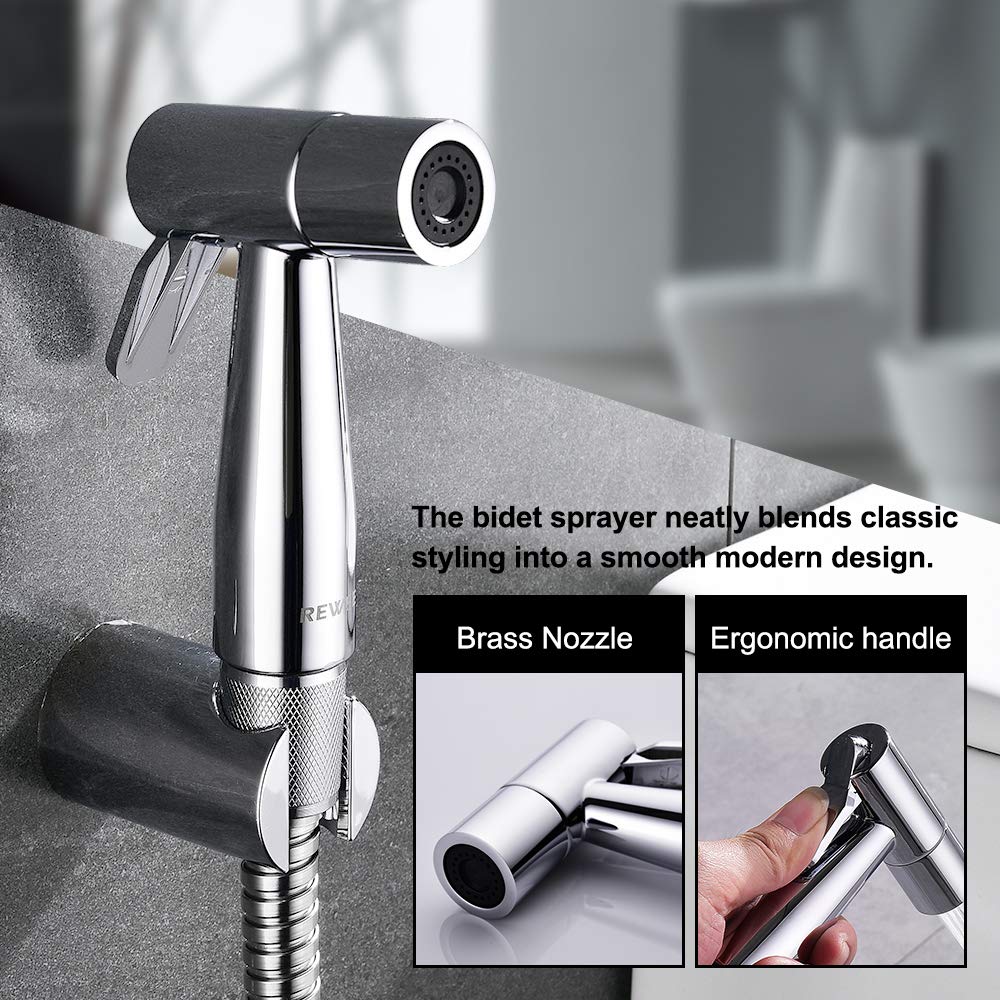 Jual Paket Shower Toilet Stainless Grey Stop Kran Jet Shower Toilet SET Spray Bidet Shower Kloset 04gr I.84827000 - View #7