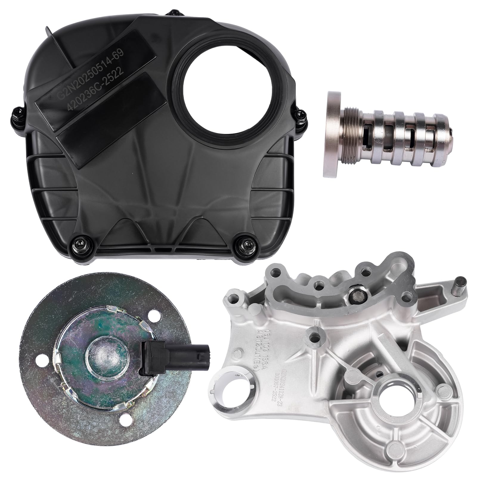 Nockenwellenlager + Zentralmagnet + Steuerventil Kompatibel mit A1 A3 A4 Q5 Oc-ta-via Su-perb Le-on Go-lf 1.8 2.0 TFSI BYT BZB CCZ