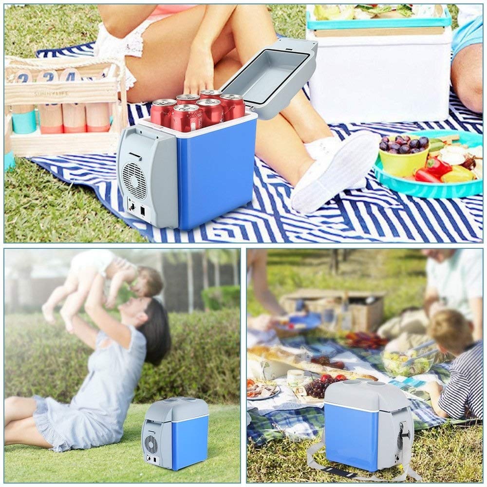 12v autokoelkast, elektrische koeler, campingvriezer, 6 liter inhoud