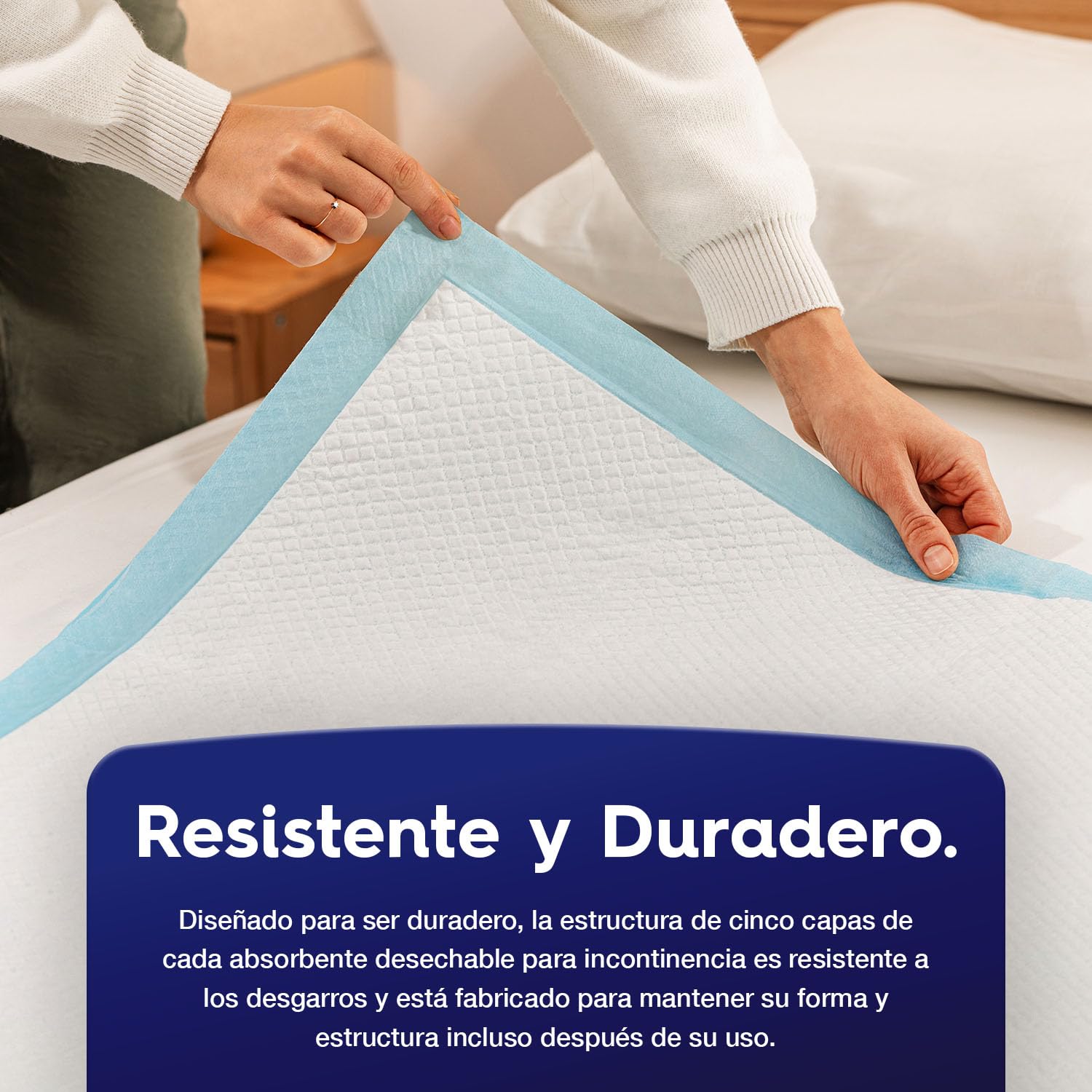 30 Almohadillas Protectoras Desechables para incontinencia de 90 cm x 60 cm | Alfombrillas Protectoras Impermeables absorbentes para colchones, sofá y Silla para niños, Adultos y Ancianos