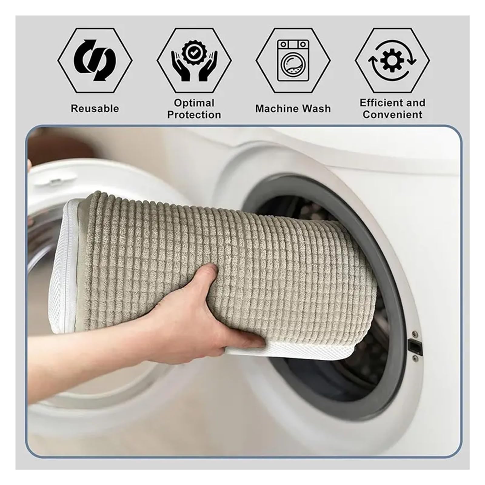 Schuhwaschbeutel Waschmaschine Robuster Schuhwaschbeutel, praktischer for unterwegs, mit starken Reißverschlüssen, verformungsfreier Schuhwäschebeutel for den Heimgebrauch(1Piece)