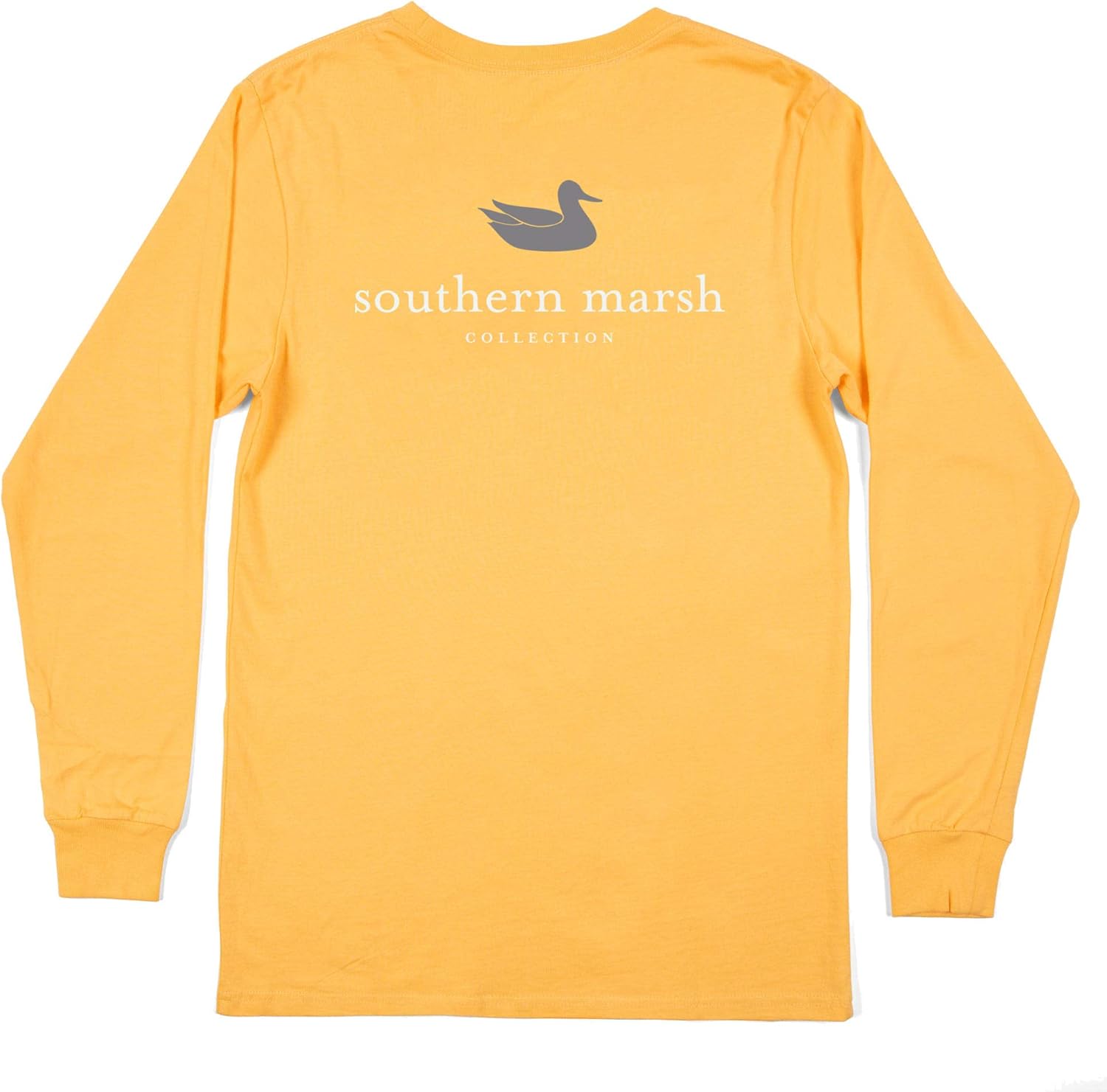 Southern Marsh Men’s Authentic Collegiate T-Shirt – Long Sleeve Casual Graphic Tee