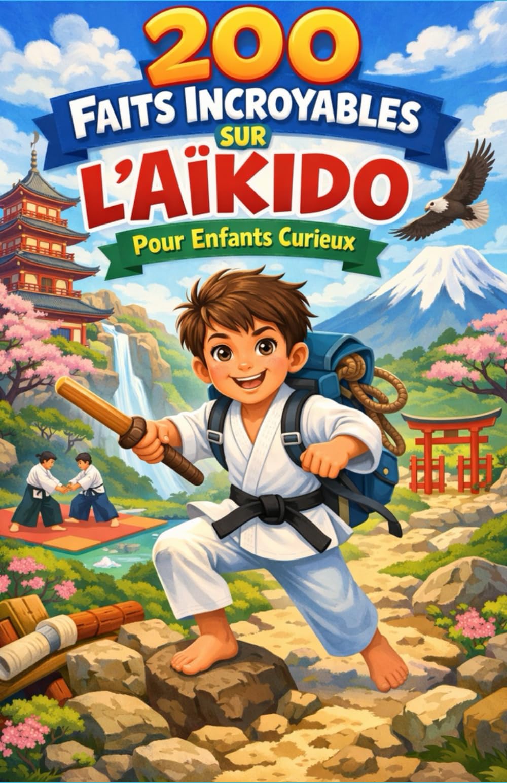 200 faits incroyables sur l'aïkido pour enfants curieux: Découvre l’art martial de l’harmonie avec des techniques, histoire, maîtres légendaires et ... pour ado, garçon ou fille de 6 à 14 ans
