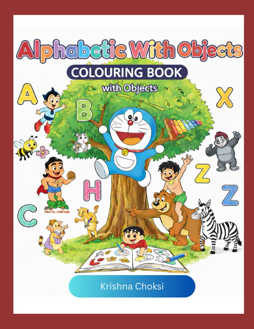 Alphabet Objects Coloring Book for Kids: Color & Learn the Alphabet: Fun ABC Objects