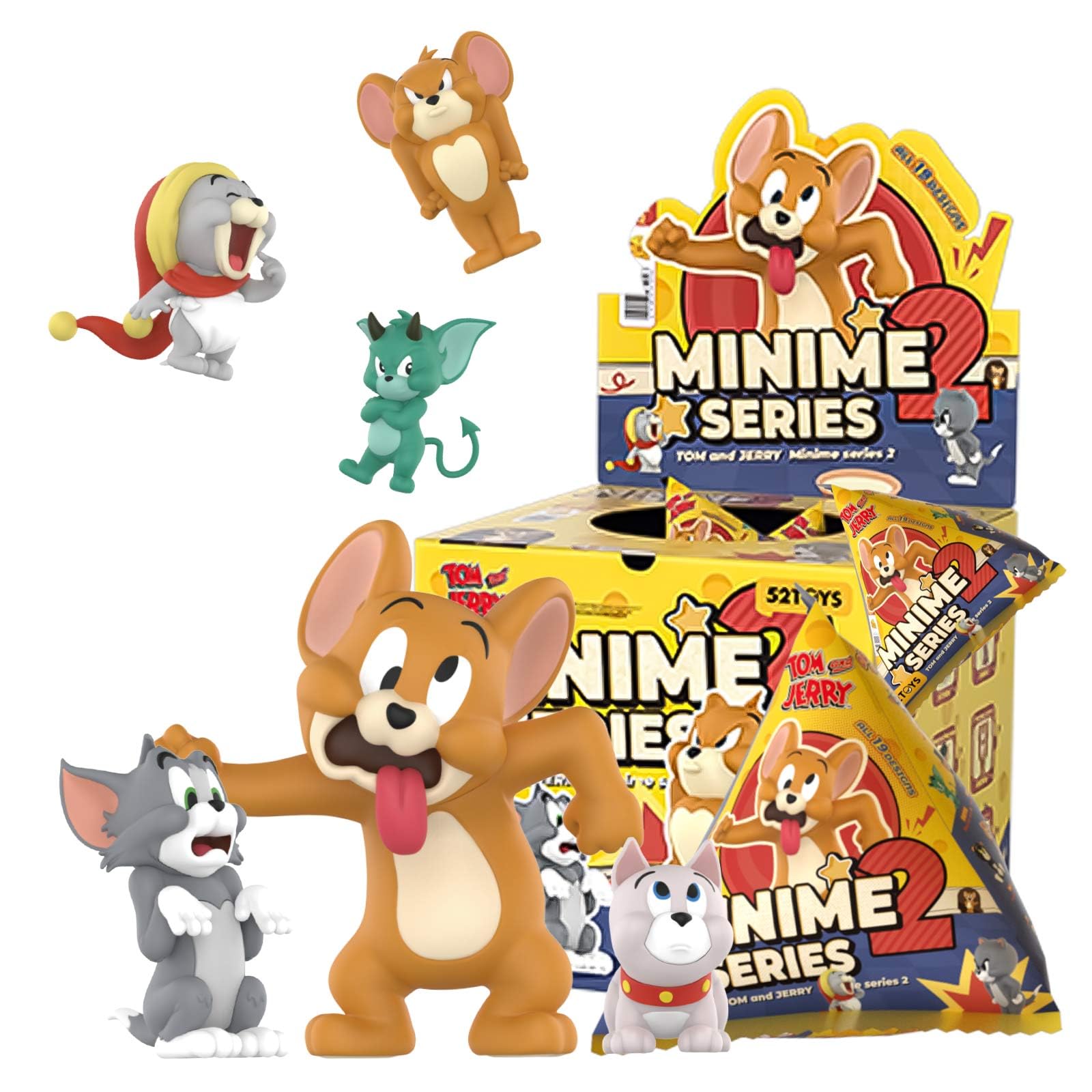 Amazon.co.jp: 52TOYS BLINDBOX TOM&JERRY トムとジェリー Minime 2