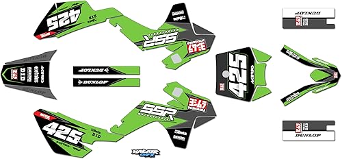 Kit de gráficos para SSR SR70C SR110 SR125 (2021) serie Screech verde 09 mil  Dirt Pit Bike - Adhesivos para motocicleta, accesorios de motocross