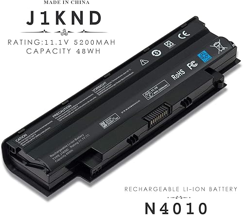 Miniatura 6 de J1KND - Batería para portátil compatible con Dell Inspiron N7110 N5010 N5110 3420 3520 N4050 9T48V N5030 N5050 N5040 4T7JN N4010 M5040 13r 14r 15r