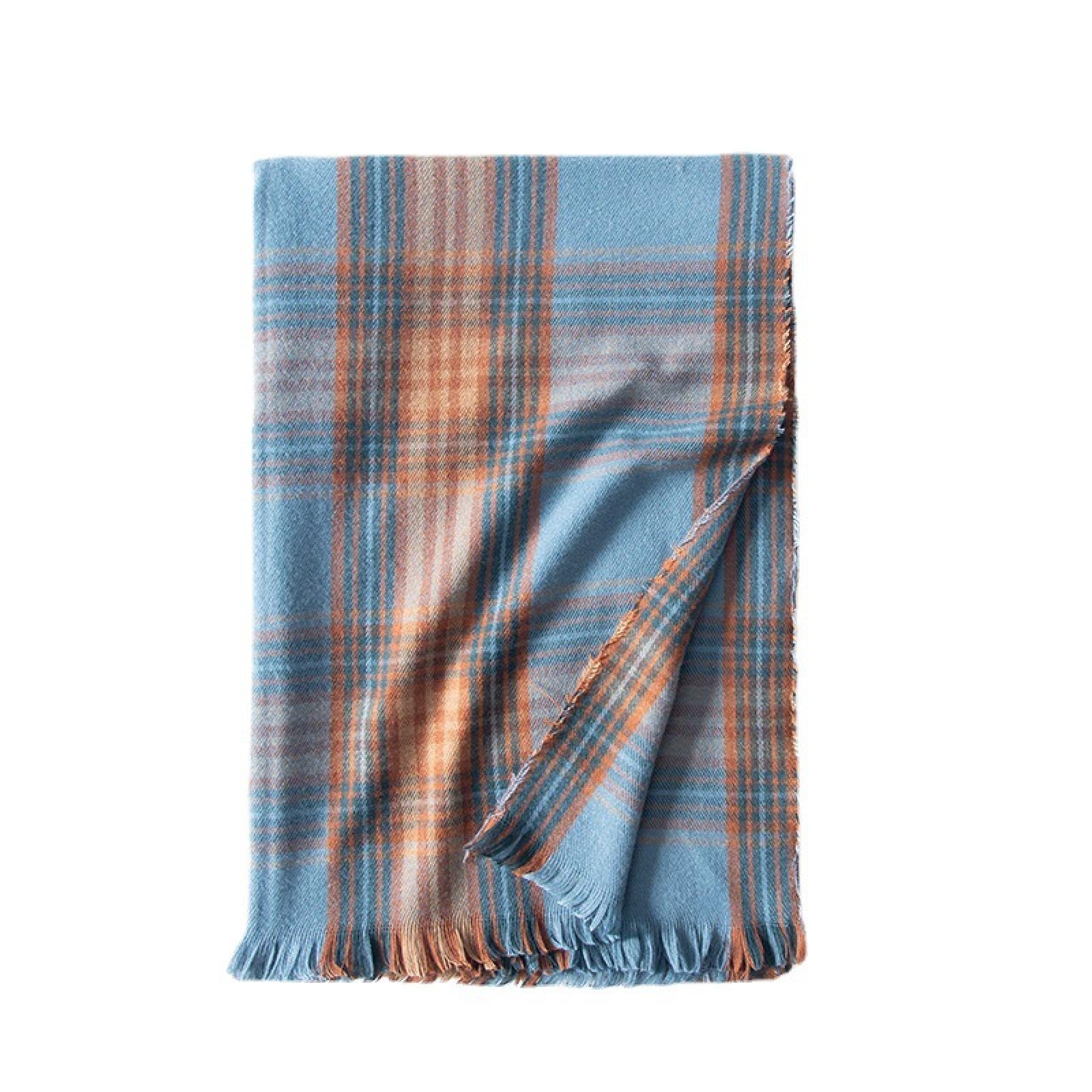 Schal Mütze Damen Halstuch Herren Schals Poncho Schal Damen Winter Quaste Kaschmir Plaid Schal Warmer Schal Halstuch