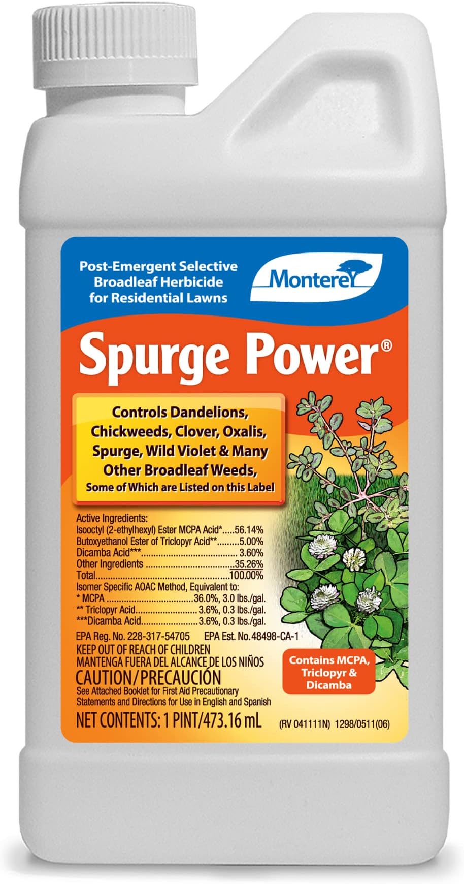 Monterey LG5185 Remuda Full Strength, NonSelective Post Emergence Herbicide, 32 oz