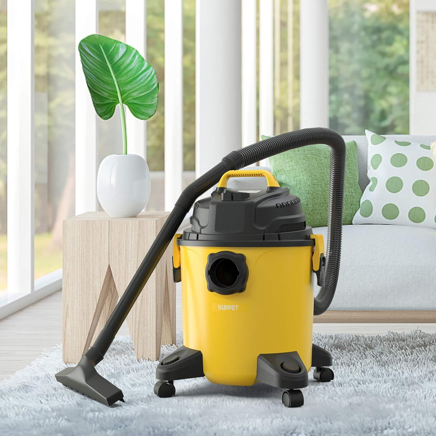 Flash Deals - 60% OFF KUPPET 3-in-1 Wet/Dry Vacuum Cleaner, Shop Vacuum with Attachments, 5 Gallon, 5.5 Peak HP, 16Kpa Powerful Suction, 20L Capacity Yellow Buy 1 get 1 KUPPET 3-in-1 Wet/Dry Vacuum Cleaner, Shop Vacuum with Attachments, 5 Gallon, 5.5 Peak HP, 16Kpa Powerful Suction, 20L Capacity Yellow