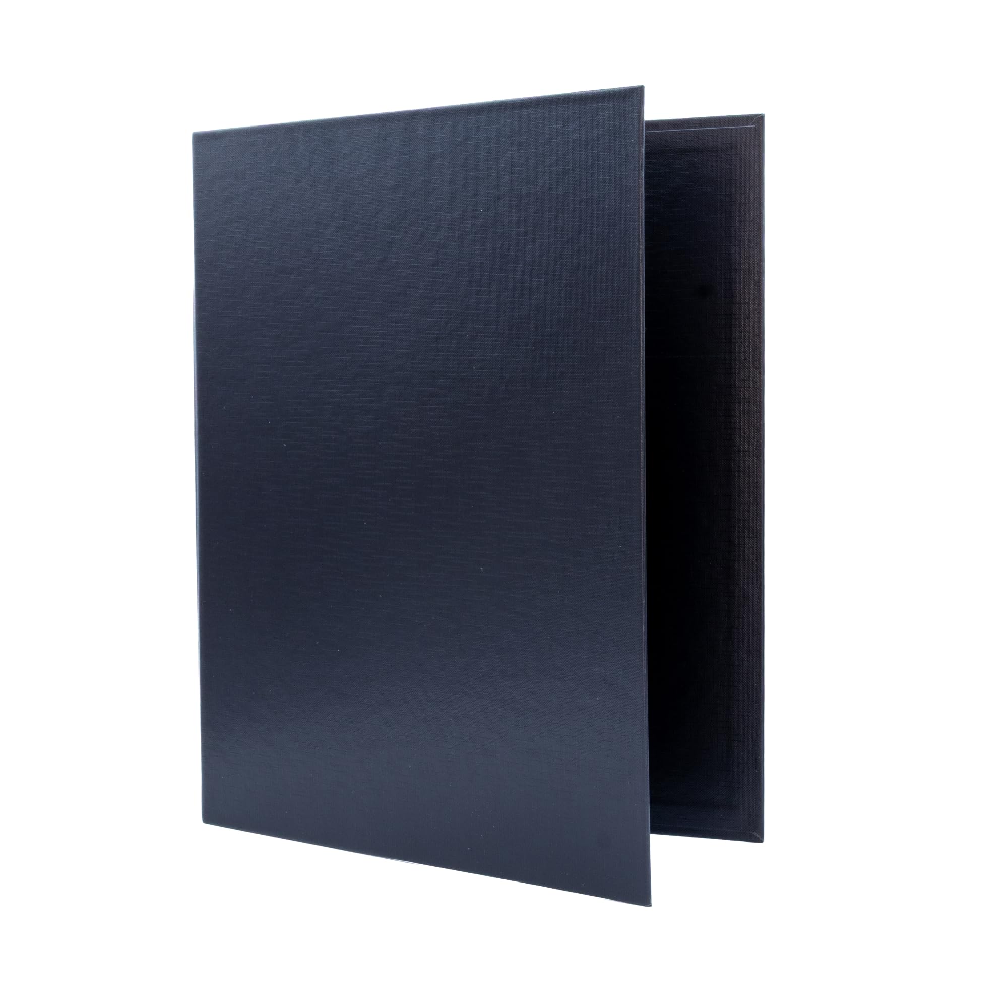 Raylu Paper - 2 D Ring Binder A4 Folder with Rings for Document Storage Size 33.5cm high x 26cm Wide (Black, Spine 40mm)